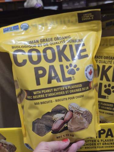 Image of Cookie Pal Dog Treats, Peanut Butter & Flaxseed - 1 x 1.13 Kilos